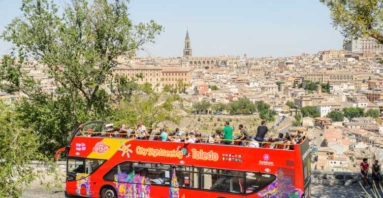 Toledo: autobús turístico, tour a pie y alcázar
