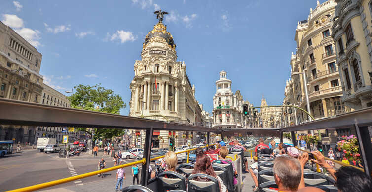 Madrid: tour en autobús turístico de 1 o 2 días con paradas libres